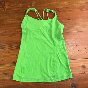 Lululemon Athletica Green Tank Top